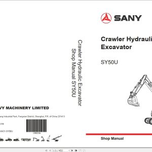 Sany Hydraulic Excavator SY50 Technical Manual EN DE