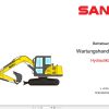 Sany Hydraulic Excavator SY75 Technical Manual EN DE ZH