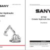 Sany Hydraulic Excavator Shop Manual and Schematic Diagrams DVD 1
