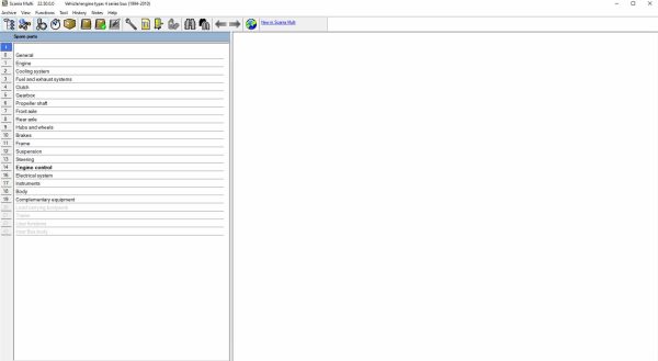 Scania Multi 05.2022 Workshop Manual Spare Parts Catalog DVD 4