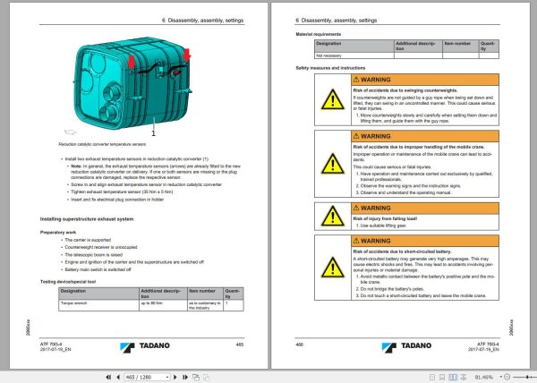 Tadano Mobile Crane ATF 70G 4 Service Manual Circuit Diagrams 4 1