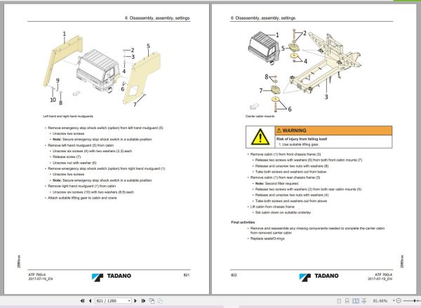 Tadano Mobile Crane ATF 70G 4 Service Manual Circuit Diagrams 5 1