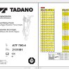 Tadano Faun ATF 70G 4 Load Chart Operating Manual 4
