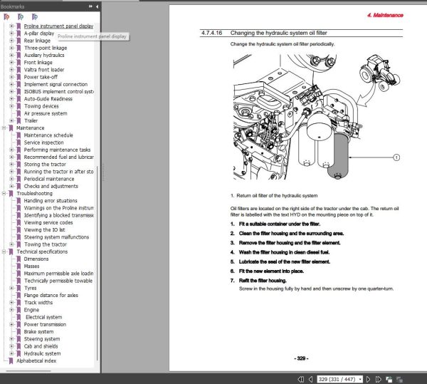 Valtra N Series HiTech N104 H N114e H N124 H N134 H N154e H and N174 H Operators Manual 2