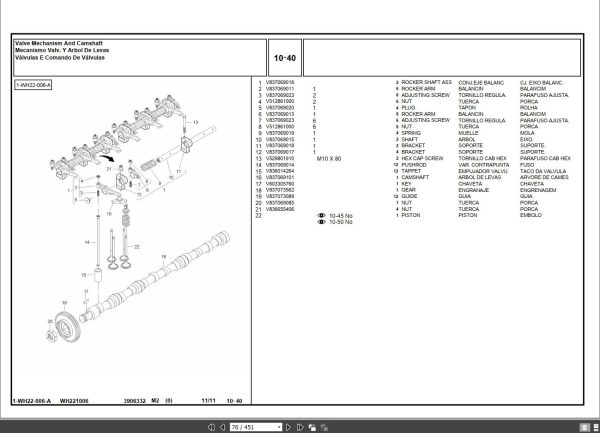 Valtra Tractor S353 Spare Parts Catalogue 2