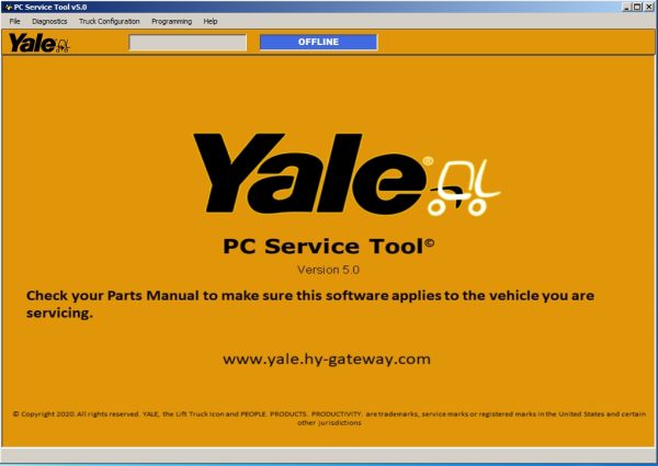 Yale PC Service Tool v5.0 09.2022 Diagnostic Software DVD 1