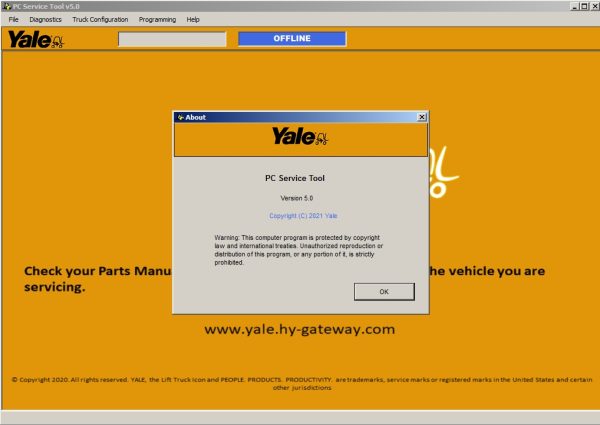 Yale PC Service Tool v5.0 09.2022 Diagnostic Software DVD 2