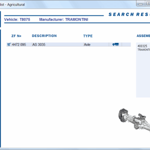 ZF Agricultural EPC 09.2022 Spare Parts Catalog DVD 4