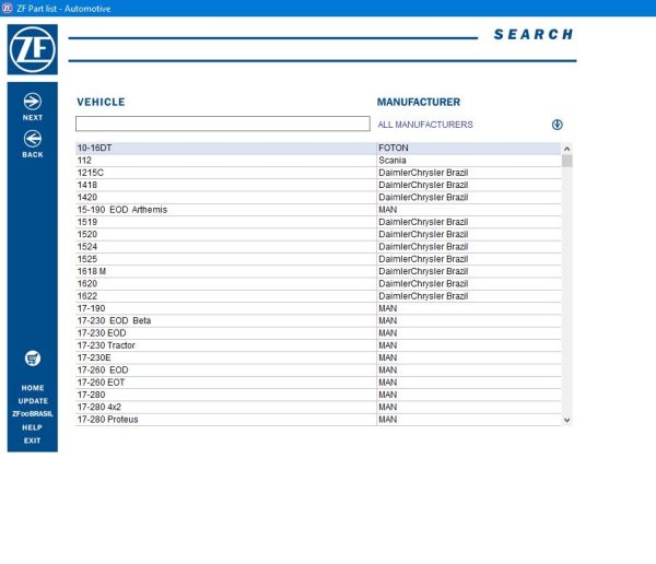 ZF Automotive EPC 11.2021 Spare Parts List DVD 3