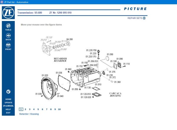 ZF Automotive EPC 11.2021 Spare Parts List DVD 4