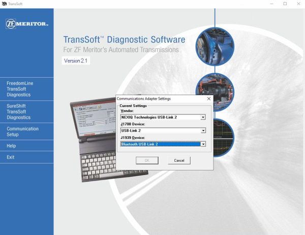 ZF MERITOR TransSoft v2.1 English Transmission Diagnostic Software 2
