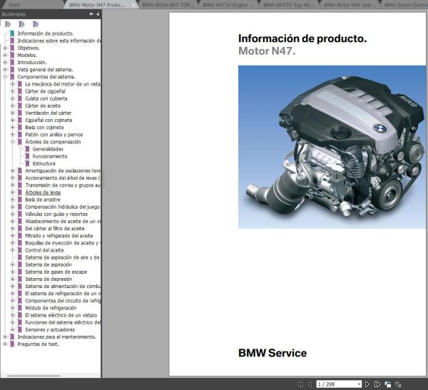 BMW General Product informations PDF ES 1