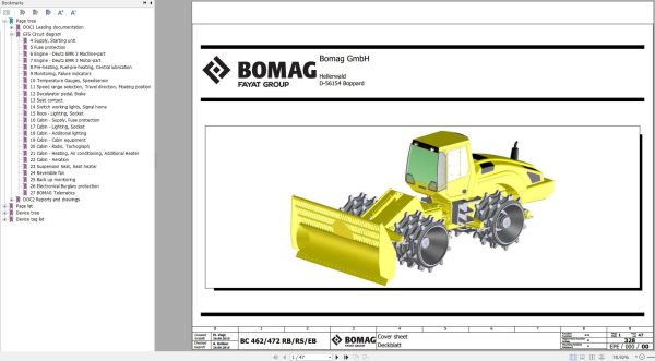 Bomag BC 462 472 RB RS EB Function.328 Schematic 2015 EN DE