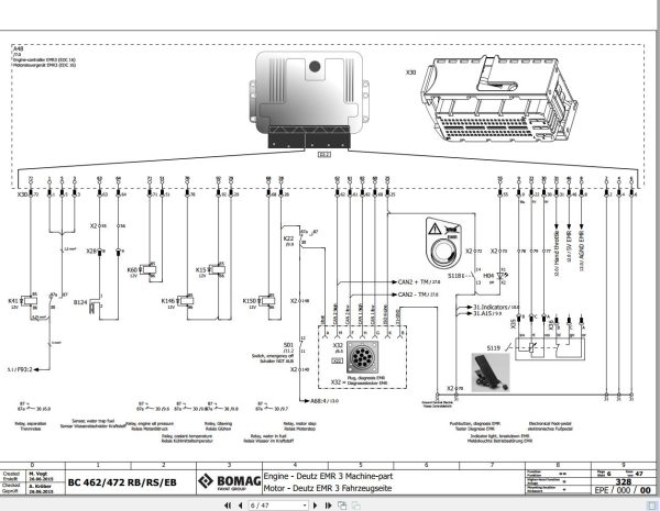 Bomag BC 462 472 RB RS EB Function.328 Schematic 2015 EN DE 1
