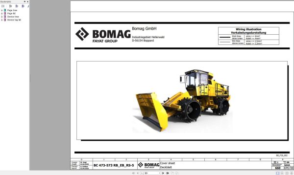 Bomag BC 473 573 RB EB RS 5 Function.660 Wiring Diagram 2020 EN DE