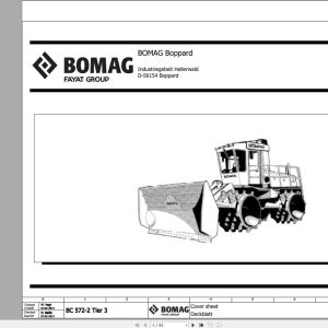 Bomag BC 572 2 Tier 3 Function.253 Wiring Diagram 2014 EN DE
