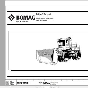Bomag BC 572 TIER III Function.67 Wiring Diagram 2012 EN DE