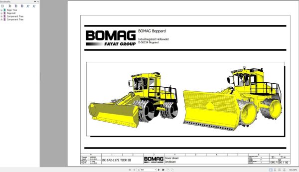 Bomag BC 672 1172 TIER III Function.66 Wiring Diagram 2010 EN DE