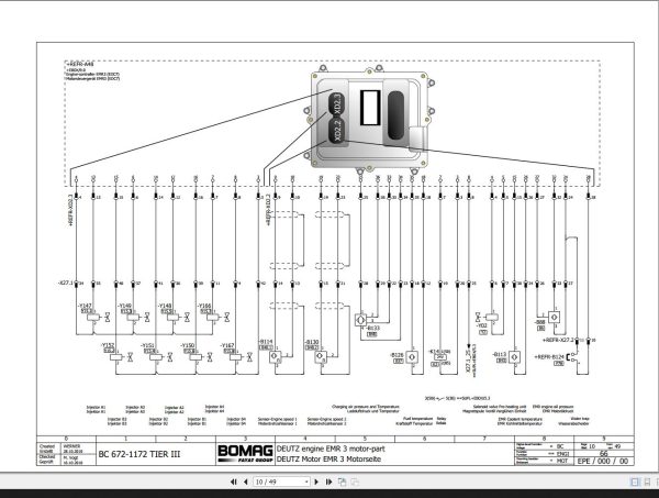 Bomag BC 672 1172 TIER III Function.66 Wiring Diagram 2010 EN DE 1