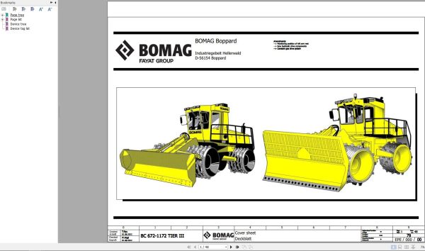 Bomag BC 672 1172 TIER III Function.79 Wiring Diagram 2012 EN DE