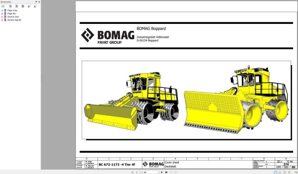 Bomag BC 672 4 BC 1172 4 Tier 4f Function.274 Schematic 2014 EN DE