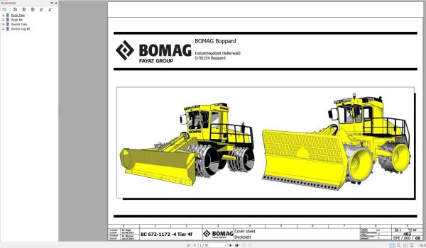 Bomag BC 672 4 BC 1172 4 Tier 4f Function.402 Schematic 2016 EN DE