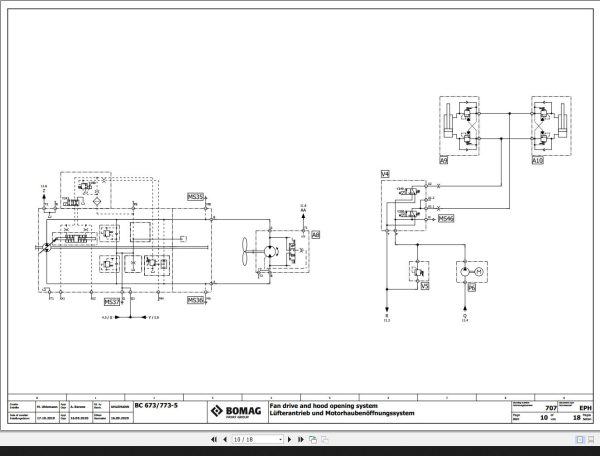 Bomag BC 673 773 5 RB 5RS 5EB 5 Function.707 Wiring Diagram 2020 EN DE 1 1