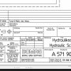 Bomag BC 772 RB 4 Drawing No.A57190823 01 001 Hydraulic Schematic 2013 EN DE