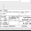Bomag BC 972 1172 RB 4 Blatt 1 Drawing No.A57190825 00 001 Hydraulic Schematic 2014 EN DE