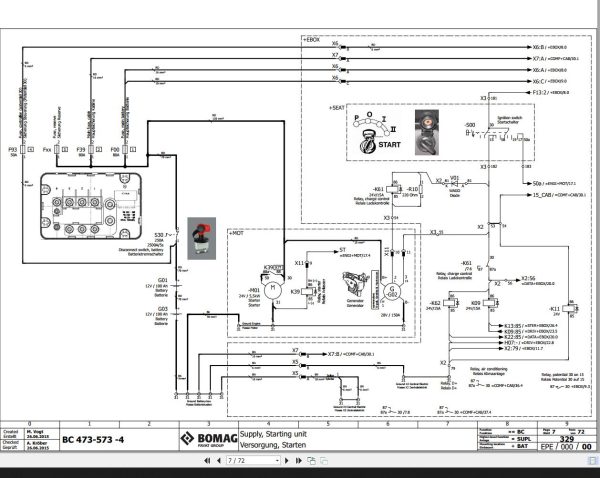 Bomag BC473 573 4 Function.329 Wiring Diagram 2015 EN DE 1