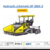 Bomag BF 300C 2 Drawing No.89180003 Hydraulic Schematic 2015