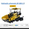 Bomag BF 600 2 P Drawing No.89280077 Hydraulic Schematic 2014 EN DE