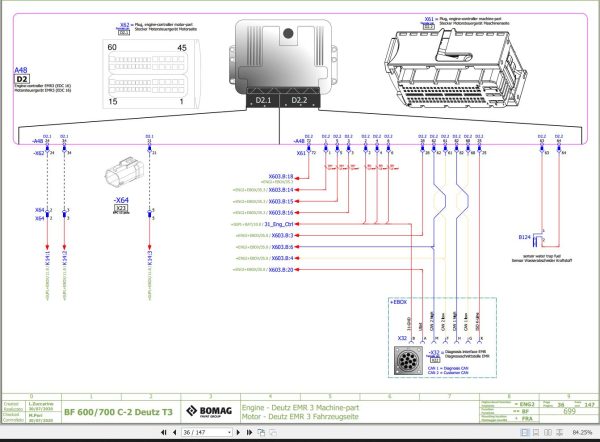 Bomag BF 600 700 C 2 DEUTZ Tier 3 Function.699 Wiring Diagram 2020 EN DE 1