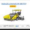 Bomag BF300 T4P Hydraulic Schematic Drawing No.89180002 2015