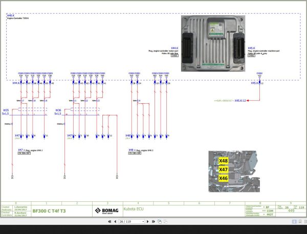 Bomag BF300C Wiring Diagram T4f T3 Function.449 2017 EN IT 1