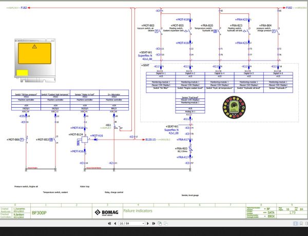Bomag BF300P Wiring Diagram Function.179 2012 EN IT 1