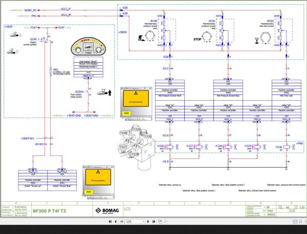 Bomag BF300P Wiring Diagram T4f T3 Function.318 2015 EN IT 1