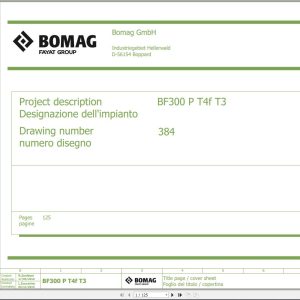 Bomag BF300P Wiring Diagram T4f T3 Function.384 2016 EN IT