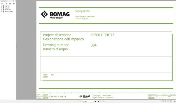 Bomag BF300P Wiring Diagram T4f T3 Function.384 2016 EN IT