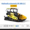 Bomag BF600 2C Hydraulic Schematic Drawing No.89280076 2014