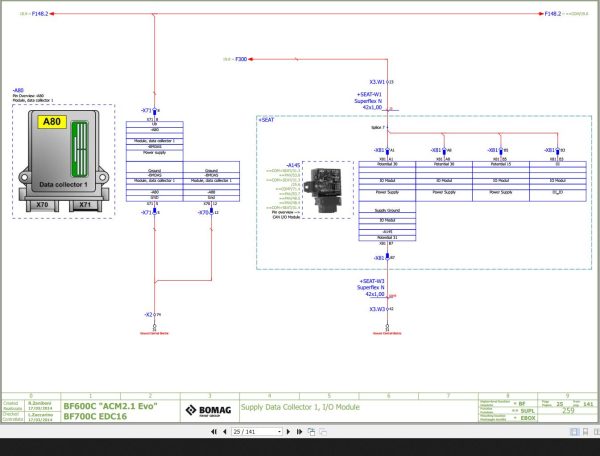 Bomag BF600C BF700C Wiring Diagram Function.259 2014 EN IT 1