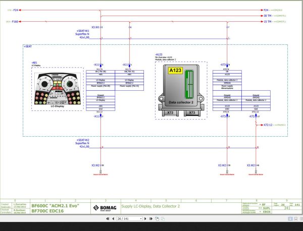 Bomag BF600C BF700C Wiring Diagram Function.341 2015 EN IT 1