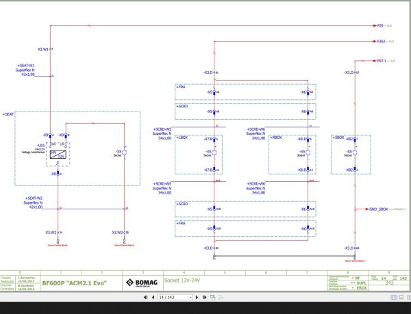 Bomag BF600P Wiring Diagram Function.342 2015 EN IT 1