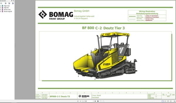 Bomag BF800 2C Wiring Diagram Deutz T3 Function.667 2020 EN DE