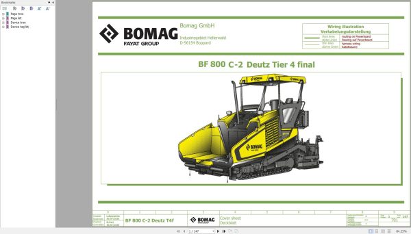 Bomag BF800C 2 Wiring Diagram Deutz Tier 4 Final Function.701 2020 EN DE
