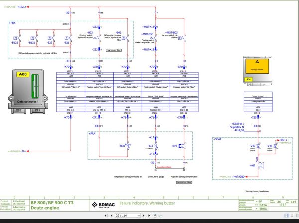 Bomag BF800C BF 900C Wiring Diagram T3 Deutz Engine Function.413 2016 EN IT 1