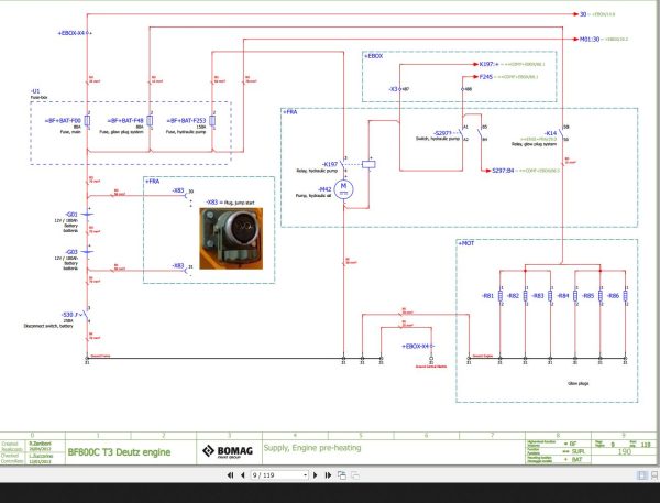 Bomag BF800C Wiring Diagram T3 Deutz Engine Function.190 2013 EN DE 1