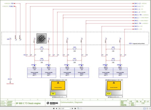Bomag BF800C Wiring Diagram T3 Deutz Engine Function.196 2013 EN IT 1