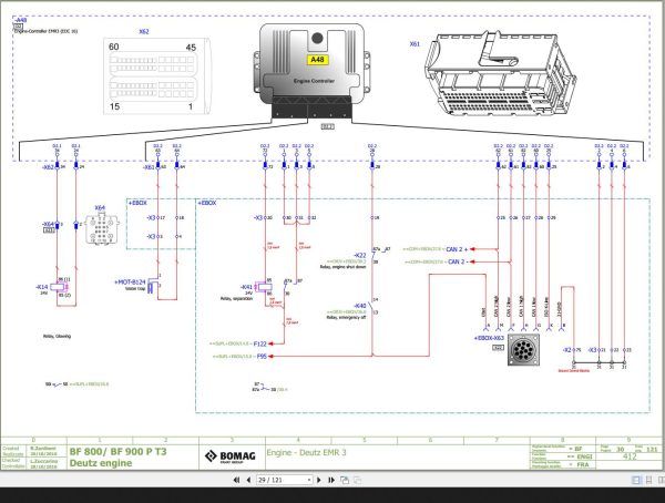 Bomag BF800P BF900P Wiring Diagram T3 Deutz Function.412 2016 EN IT 1