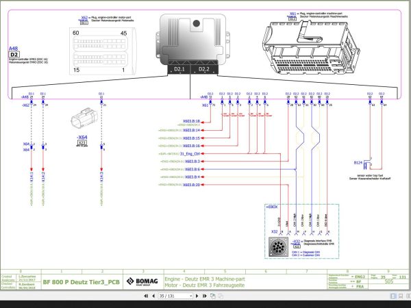 Bomag BF800P Wiring Diagram Deutz Tier3 PCB Function.505 2018 EN DE 1